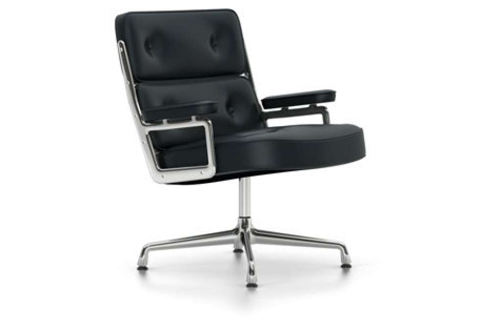 Vitra - Lobby Chair ES 108 - Leder nero - indoor
