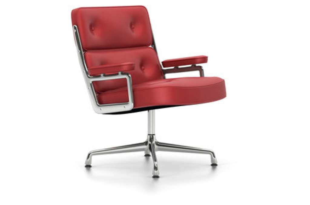 Vitra - Lobby Chair ES 108 - Leder rot - indoor