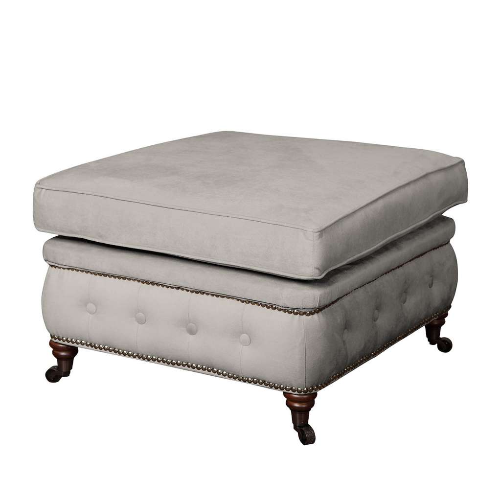 home24 Polsterhocker Esplanada (klein) Samt