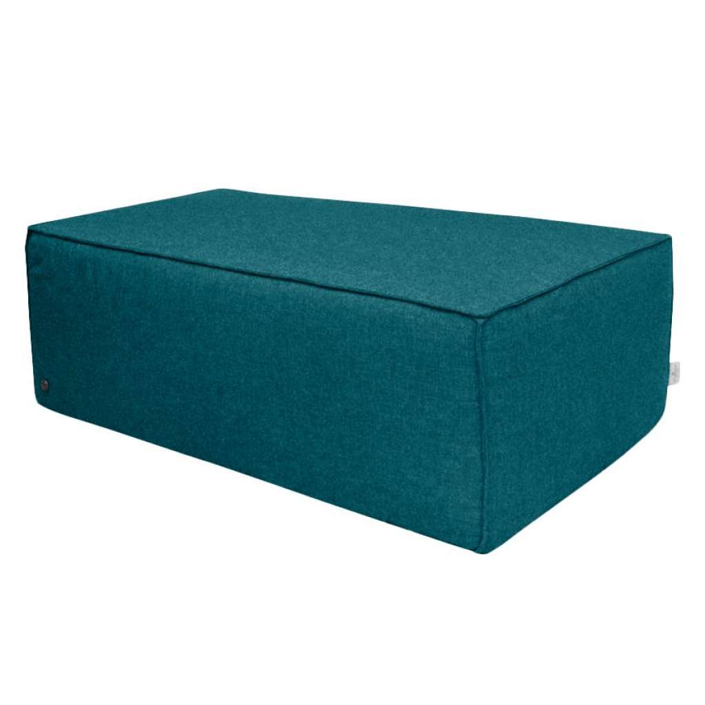 home24 Polsterhocker Big Cube Webstoff