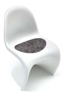 Hey-Sign - Sitzauflage Panton Chair - 01 anthrazit mit Antirutsch - indoor