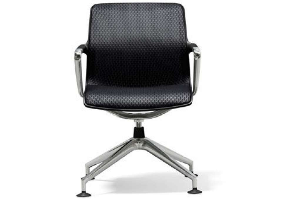Vitra - Unix Chair Vierstern-Untergestell - Diamond Mash nero - indoor