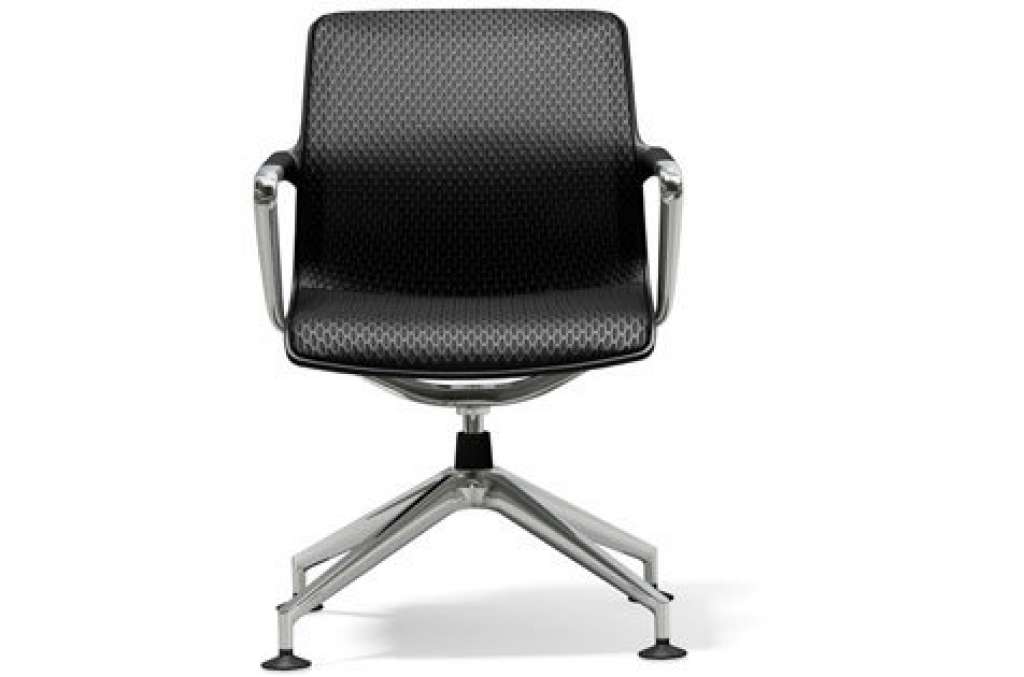 Vitra - Unix Chair Vierstern-Untergestell - Diamond Mash asphalt - indoor
