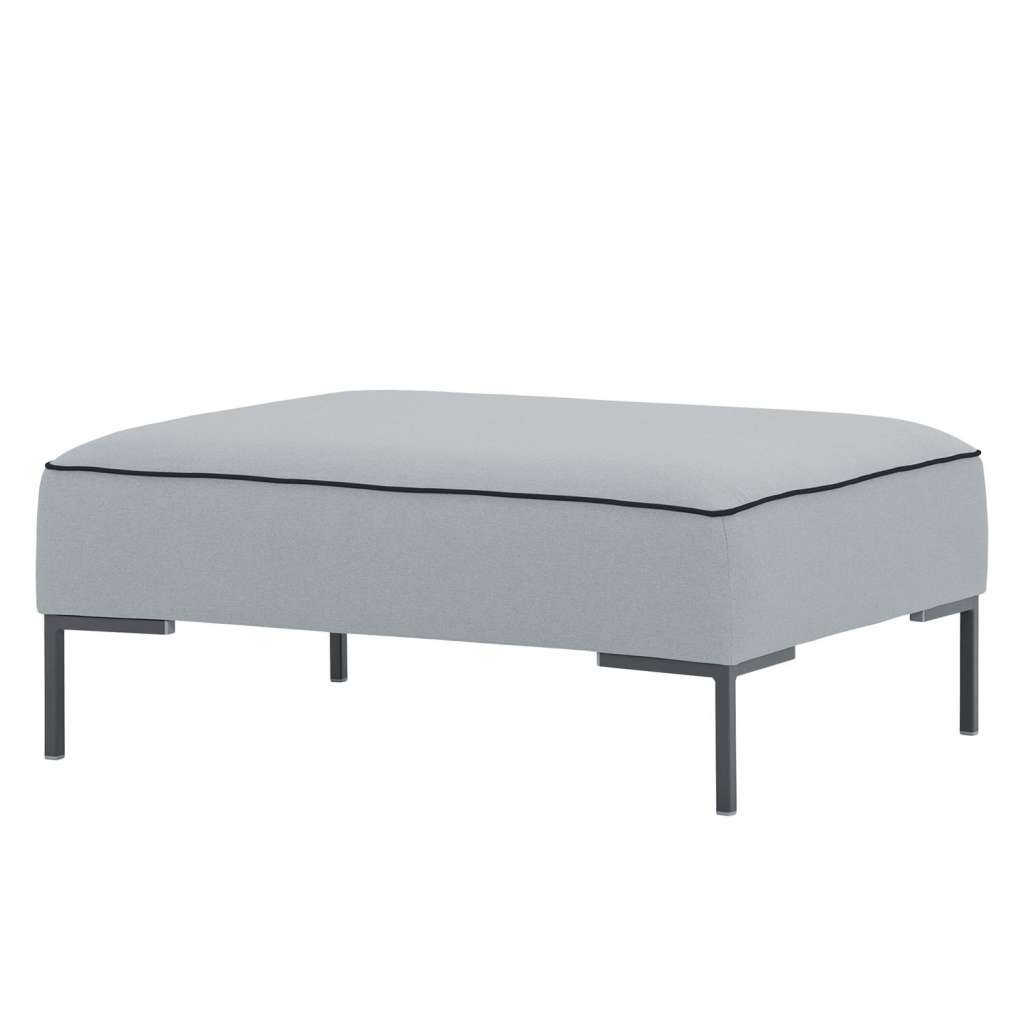 home24 Polsterhocker Ampio Duo Webstoff