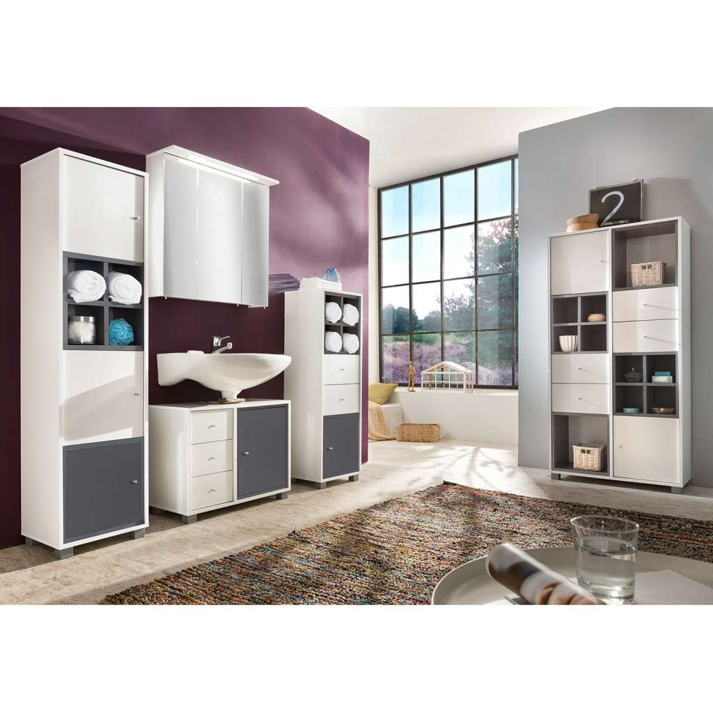 home24 Waschbeckenunterschrank Santo