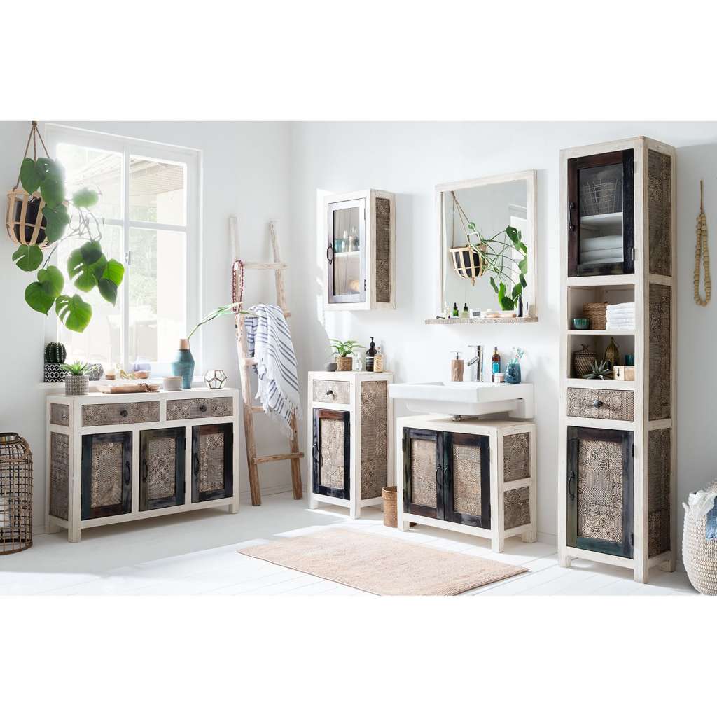 home24 Unterschrank Goa White