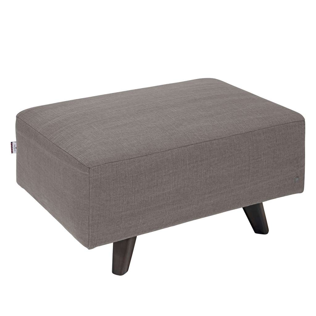 home24 Polsterhocker Nordic Pure Webstoff