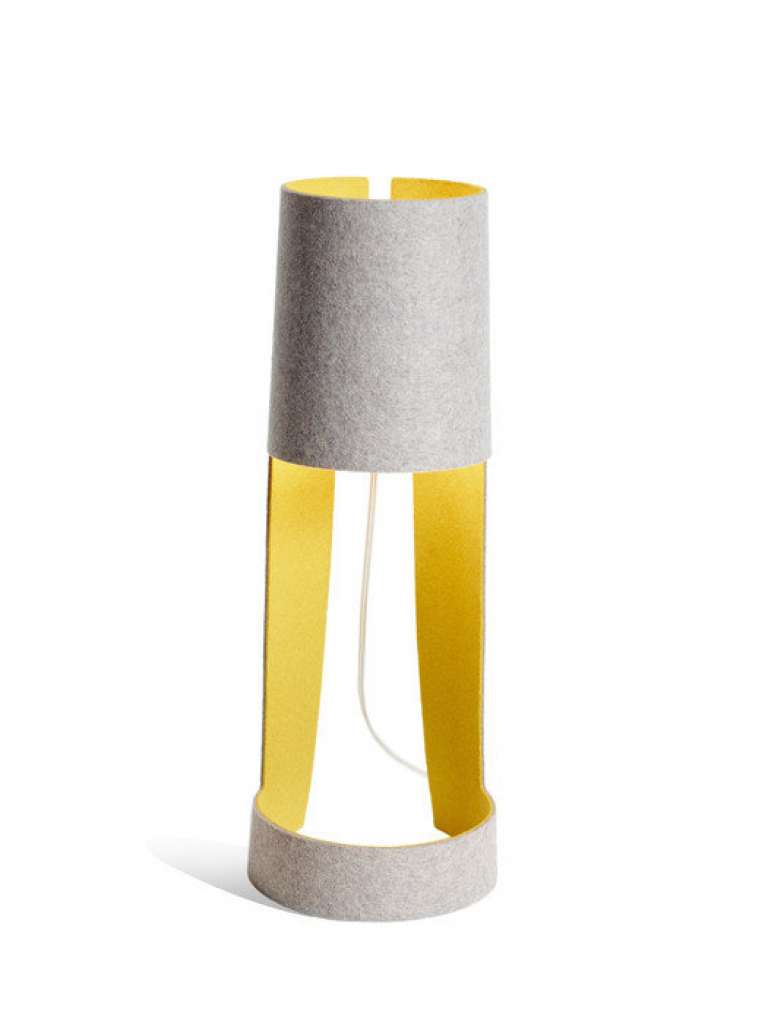 Domus - Mia Tischleuchte - gelb/grau - indoor