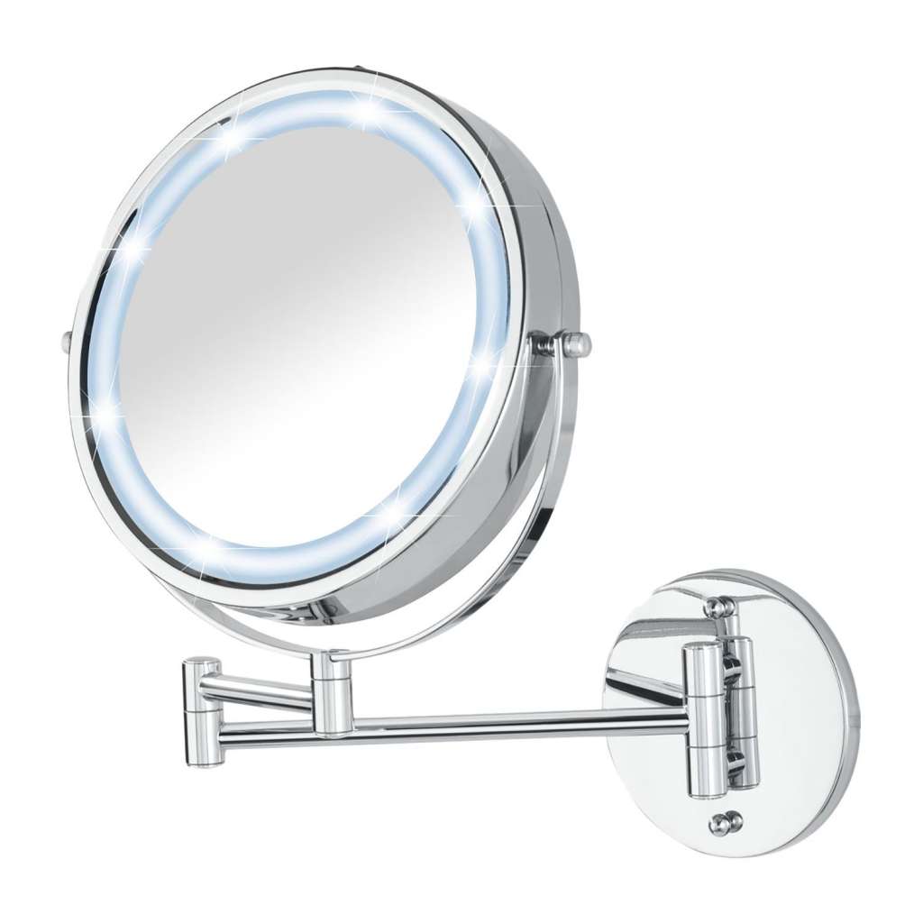 home24 Power-Loc LED Wandspiegel Lumi