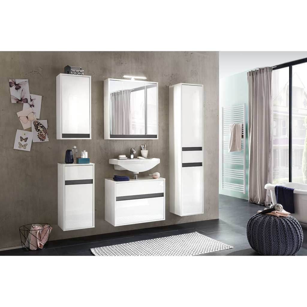 home24 Waschbeckenunterschrank Sol II