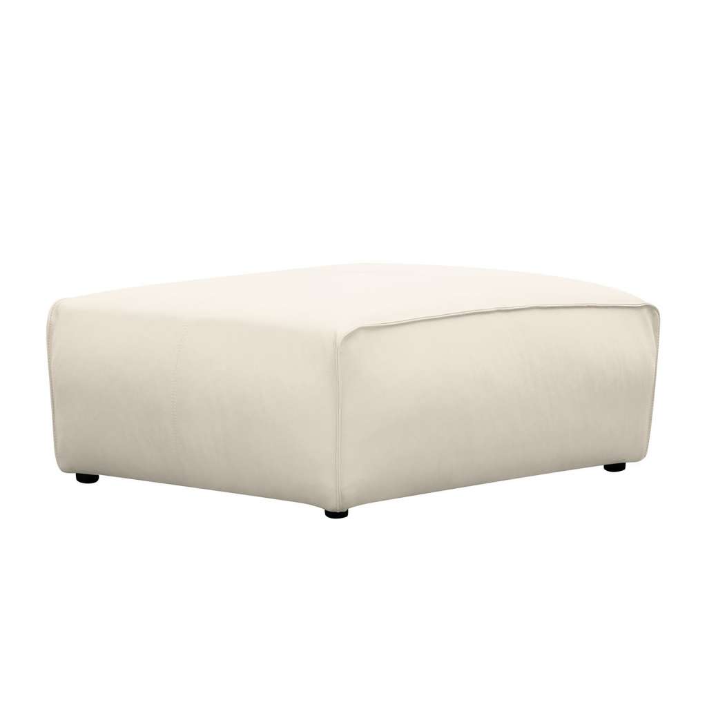 home24 Polsterhocker Hudson Echtleder