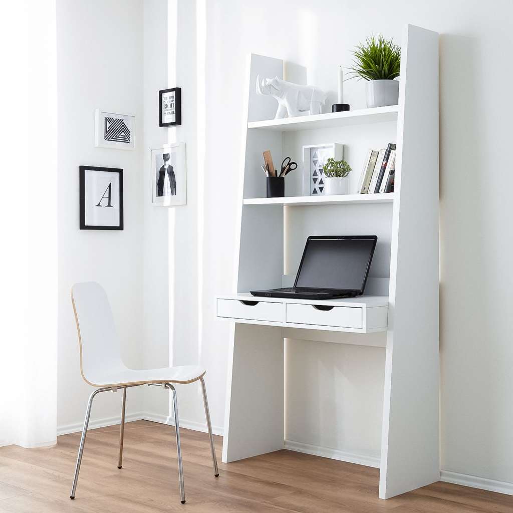 home24 Regal-Schreibtischkombination Verno