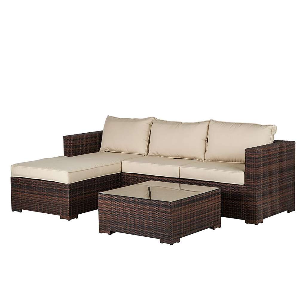 home24 Lounge Set Paradise Lounge (inkl. Tisch)