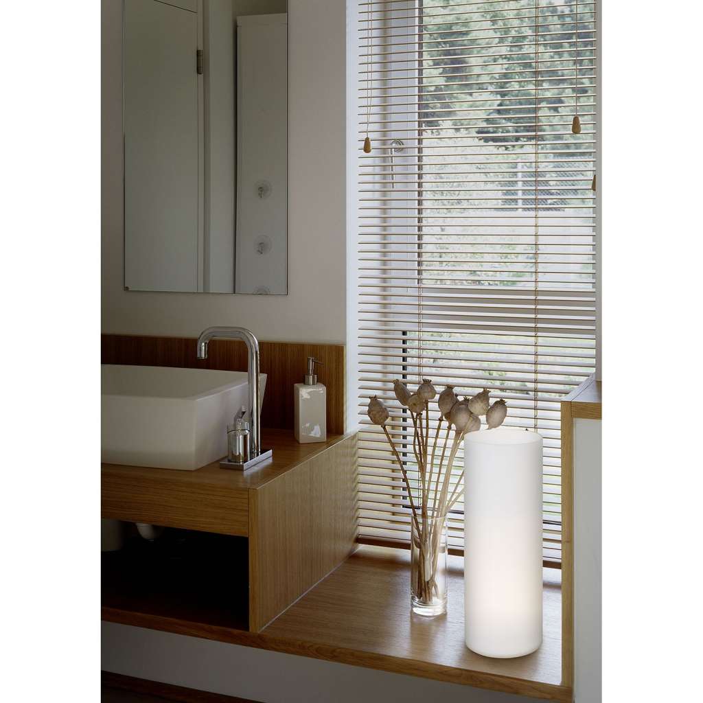 home24 Tischleuchte Geo Glas
