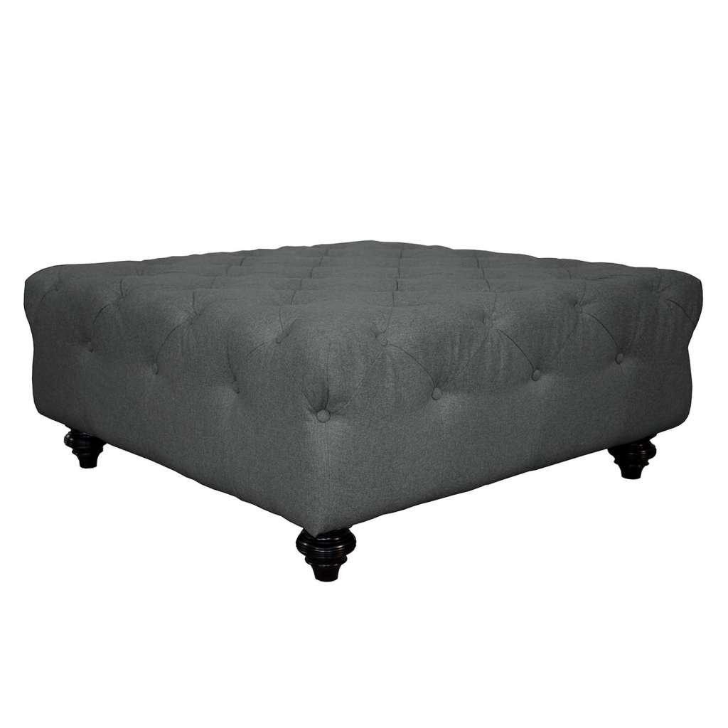 home24 Polsterhocker Kisaura Webstoff