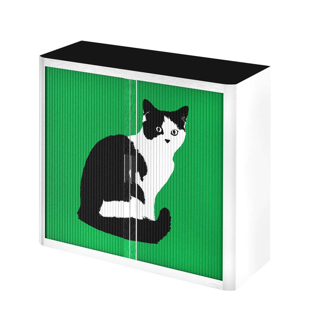 home24 Rollladenschrank easyOffice Pop Art Cat