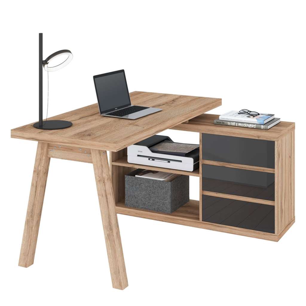 home24 Eckschreibtisch Rya
