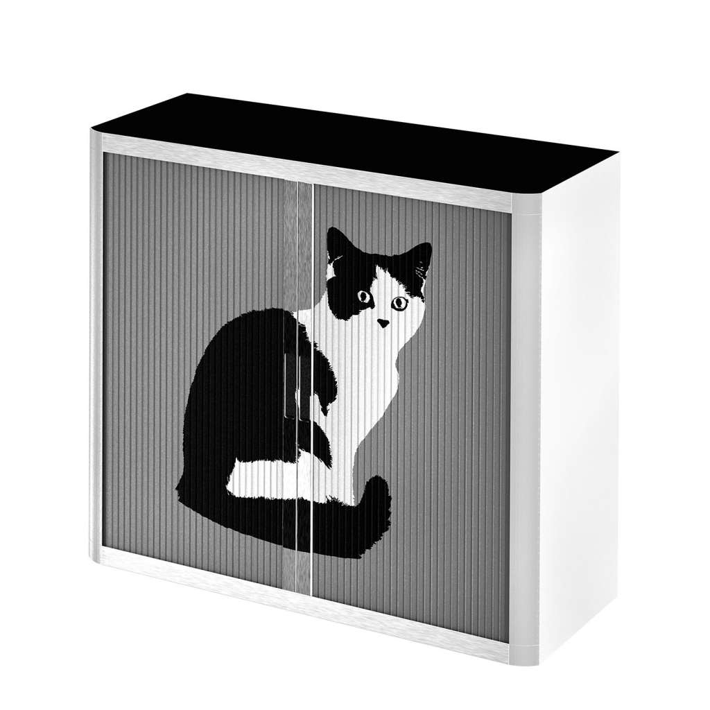 home24 Rollladenschrank easyOffice Pop Art Cat