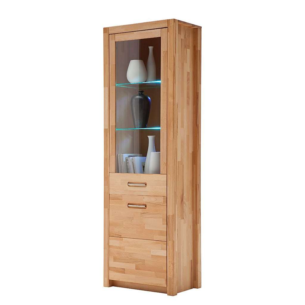 home24 Standvitrine Majona (inkl. Beleuchtung)