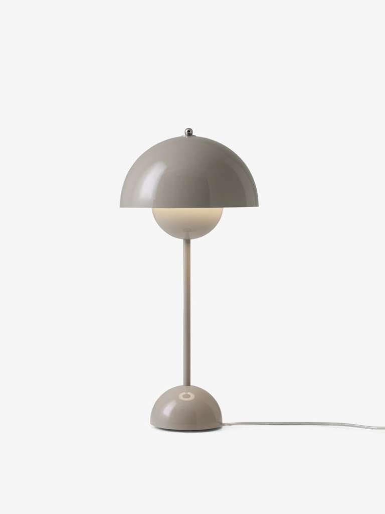 andTRADITION - FlowerPot VP3 Tischleuchte - graubeige - indoor