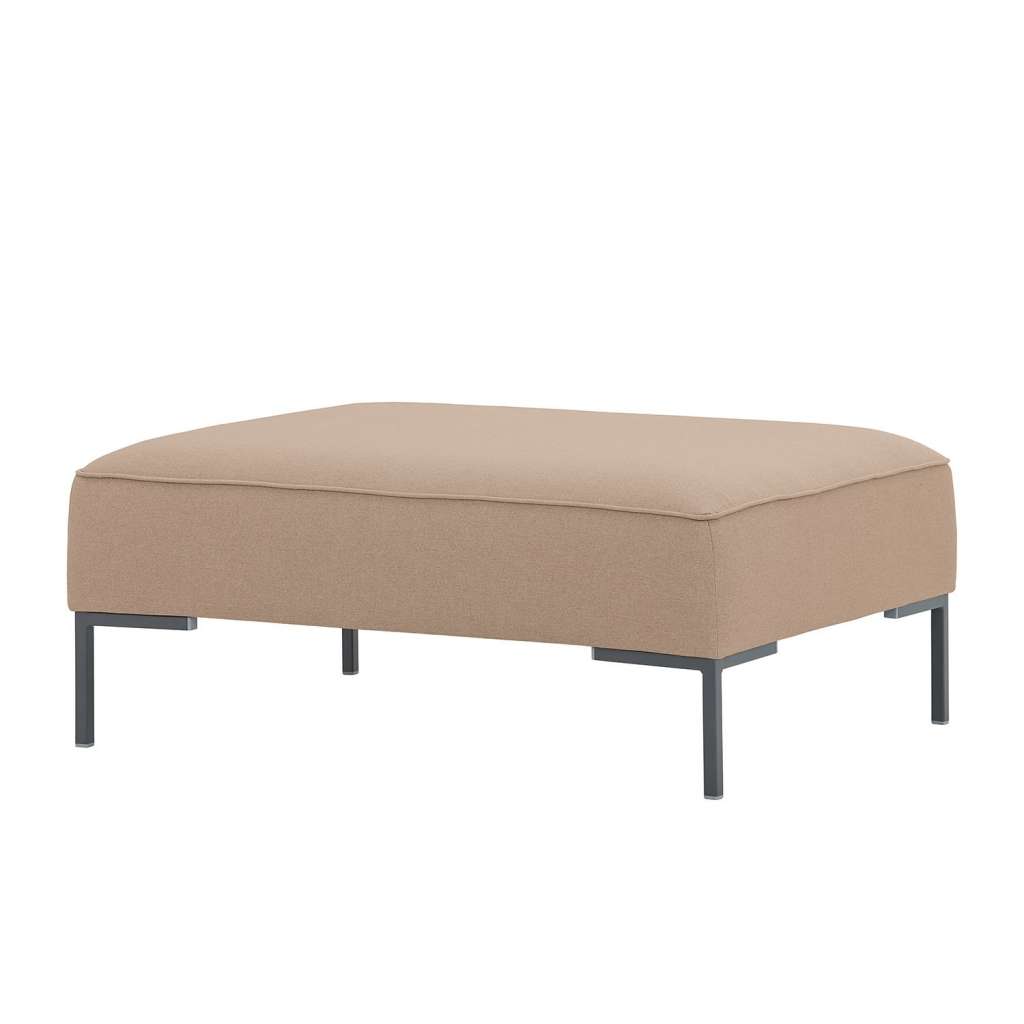home24 Polsterhocker Ampio Webstoff