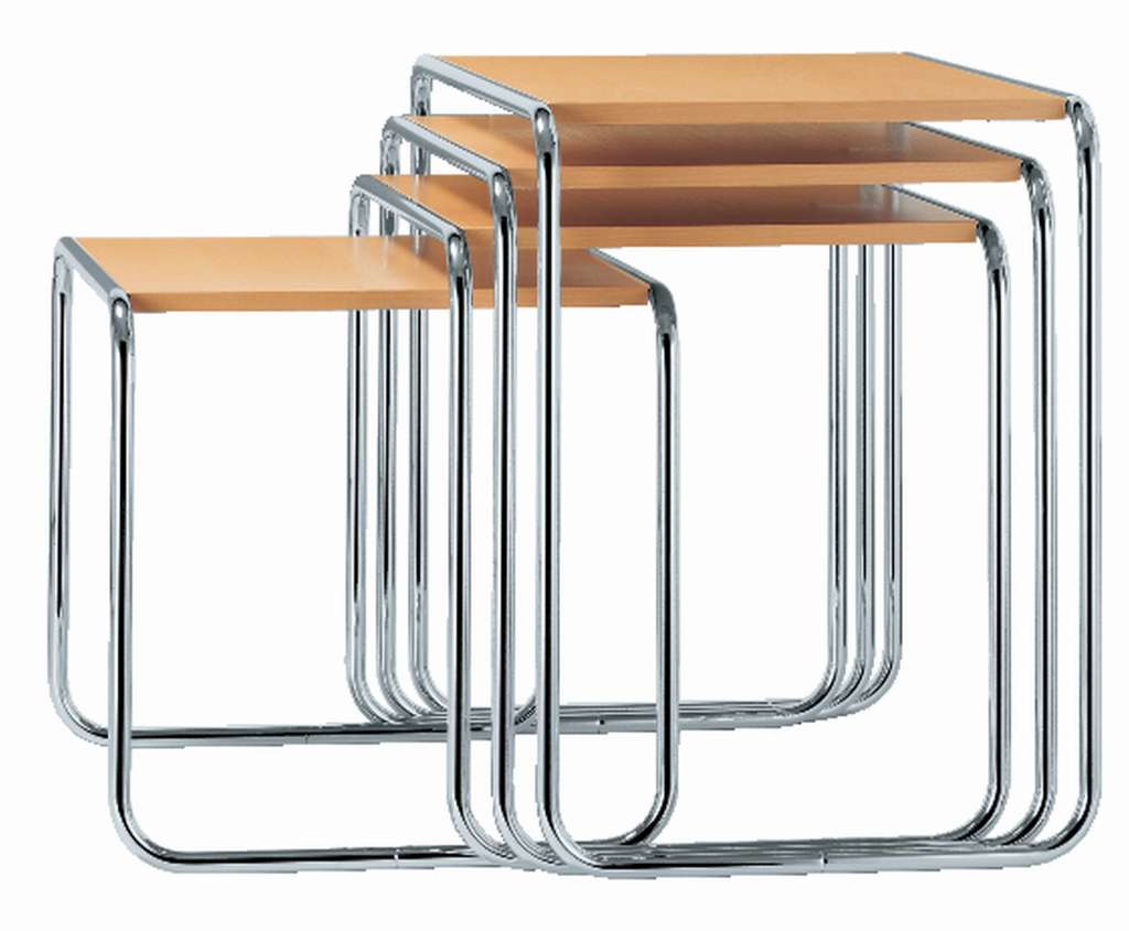 Thonet - B 9b Beistelltisch - Buche natur gebeizt - indoor