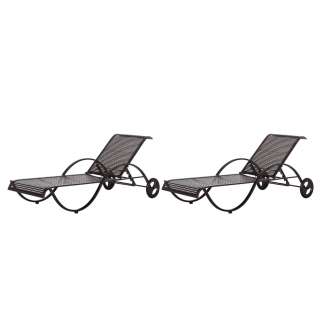 home24 Gartenliege Spring Hill (2er-Set)
