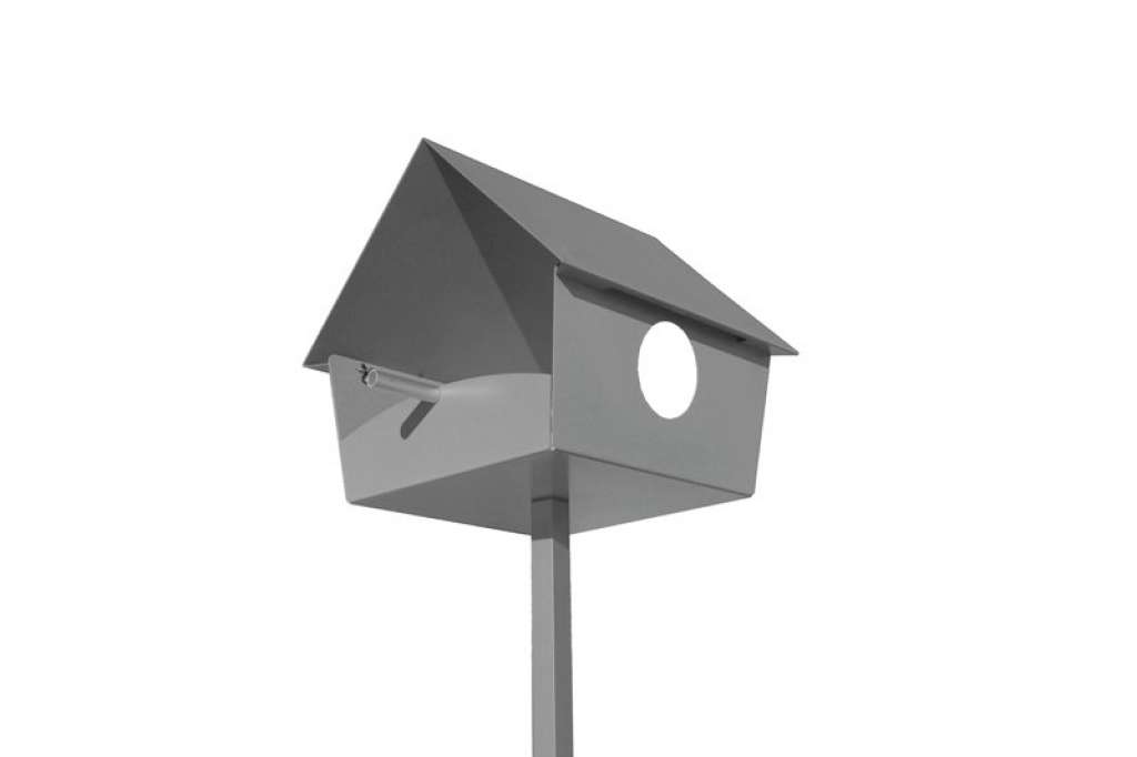 Radius - Piep Show XXL Vogelhaus - silber - indoor