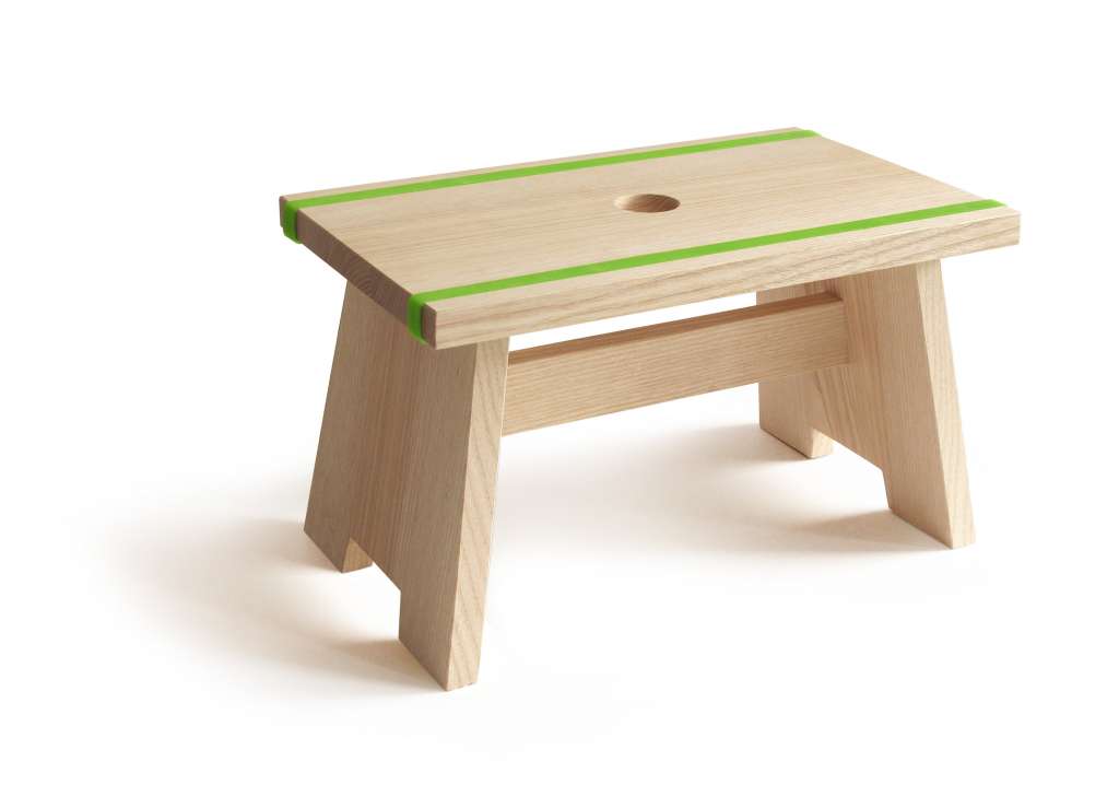 SIDE by SIDE - Fußschemel Little Stool - grün - indoor