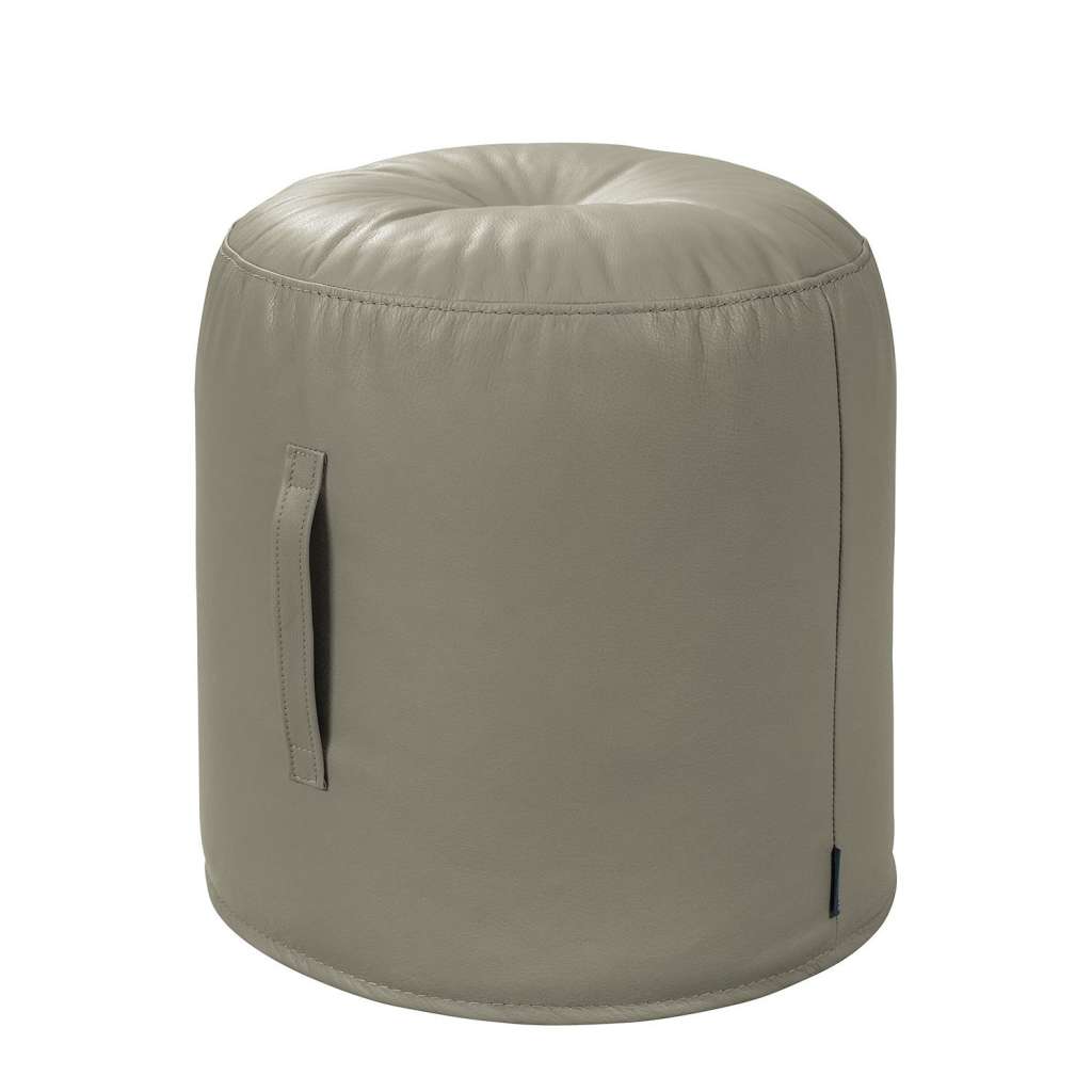 home24 Sitzhocker Cilaos Echtleder