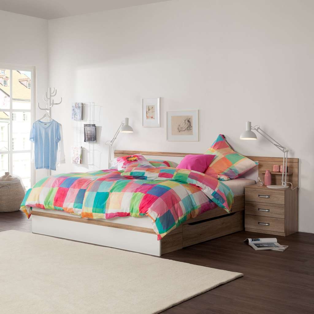 home24 Bettanlage Gandra (3-teilig)