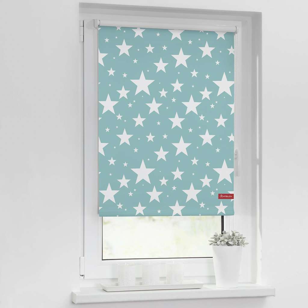 home24 Verdunkelungsrollo Sterne