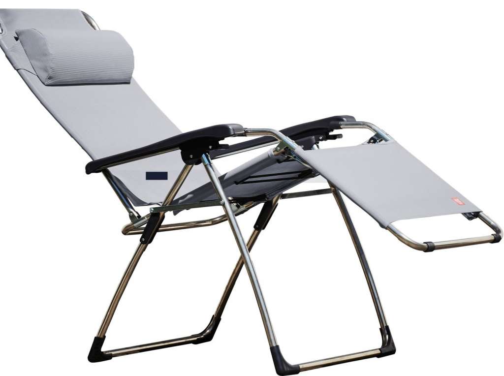 Jan Kurtz - Liege AMIDA, Cadre: Aluminium, Bezug:Kunststoffg.silbergrau, Kunststoff-Accoudoirsn - outdoor