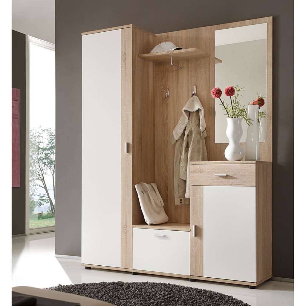 home24 Garderobenkombination Belga (4-teilig)