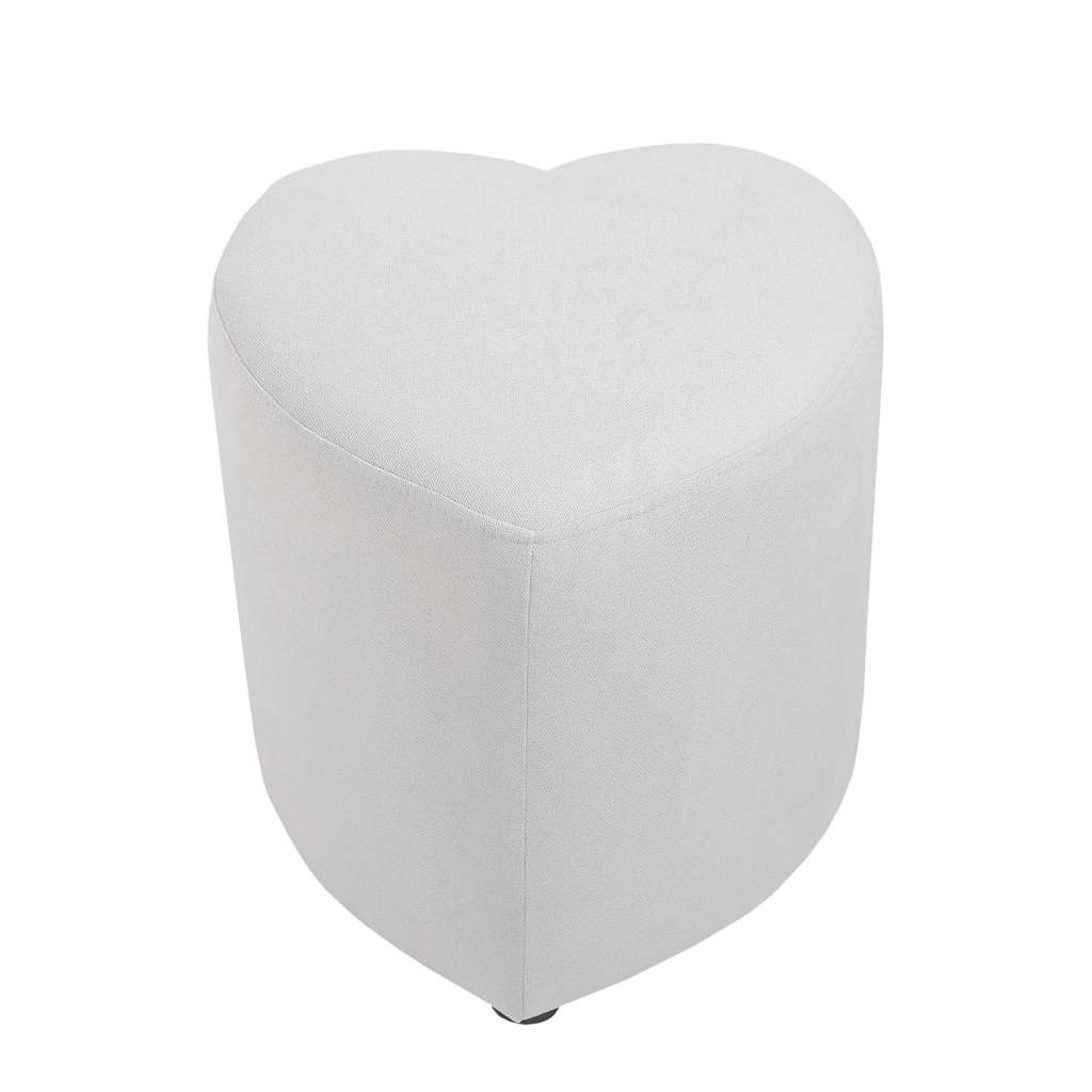 home24 Polsterhocker Lovelie Webstoff