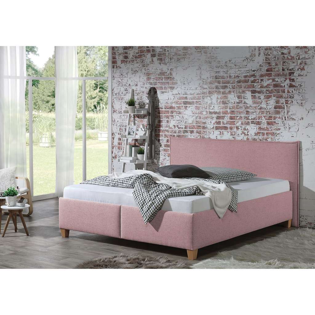 home24 Polsterbett Kolbaeck Strukturstoff