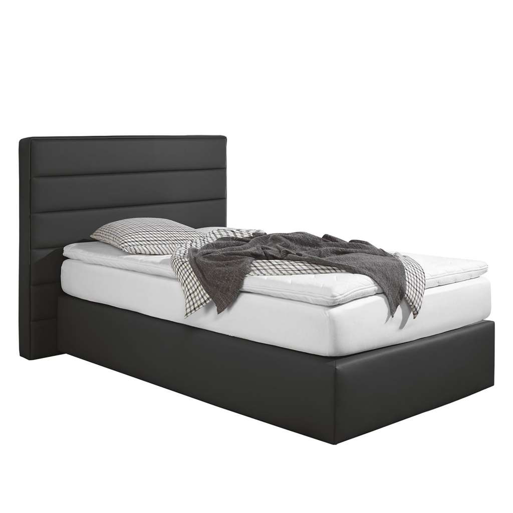 home24 Boxspringbett Ingebo Kunstleder