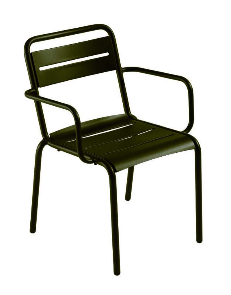 Emu - Armlehnstuhl Star - dunkelbraun - outdoor