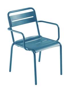 Emu - Armlehnstuhl Star - blau - outdoor