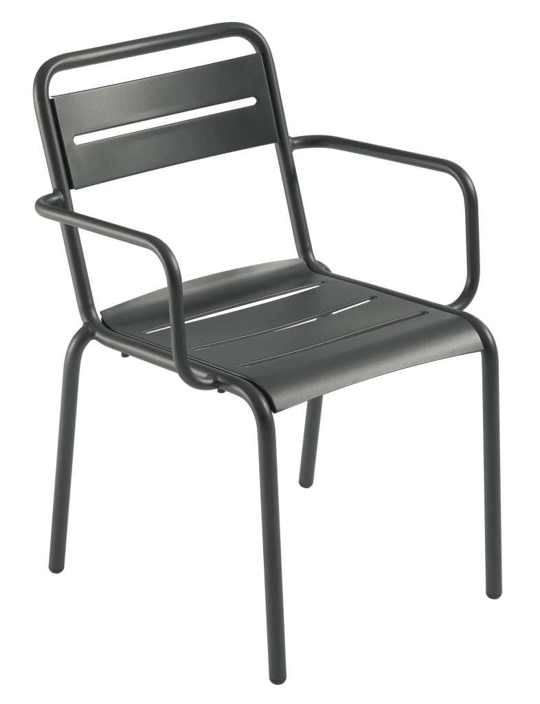 Emu - Star Armlehnstuhl - antik eisen - outdoor