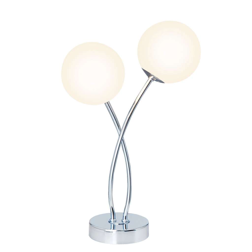 home24 LED-Tischleuchte Mirella 2-flammig