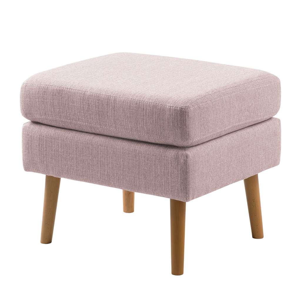home24 Polsterhocker Croom Webstoff