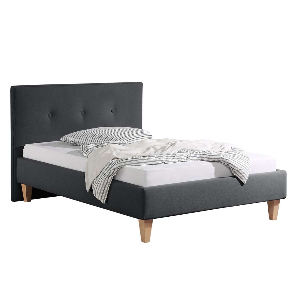 home24 Polsterbett Alnarp Strukturstoff