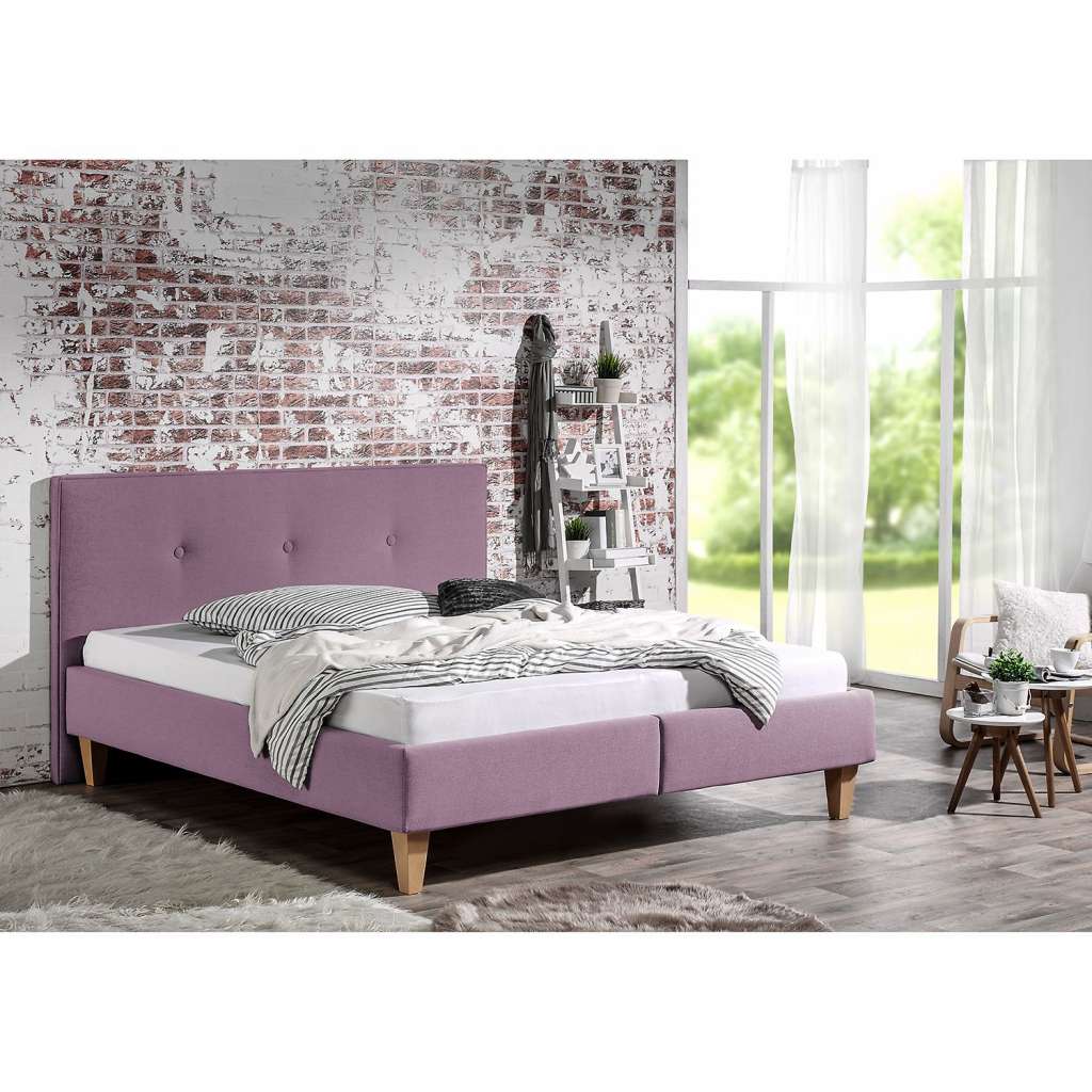 home24 Polsterbett Alnarp Strukturstoff