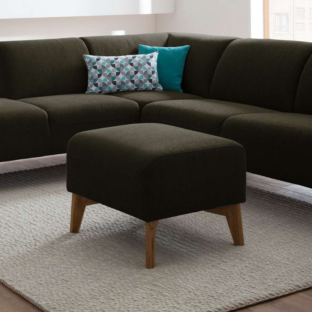 home24 Polsterhocker Bora II Webstoff