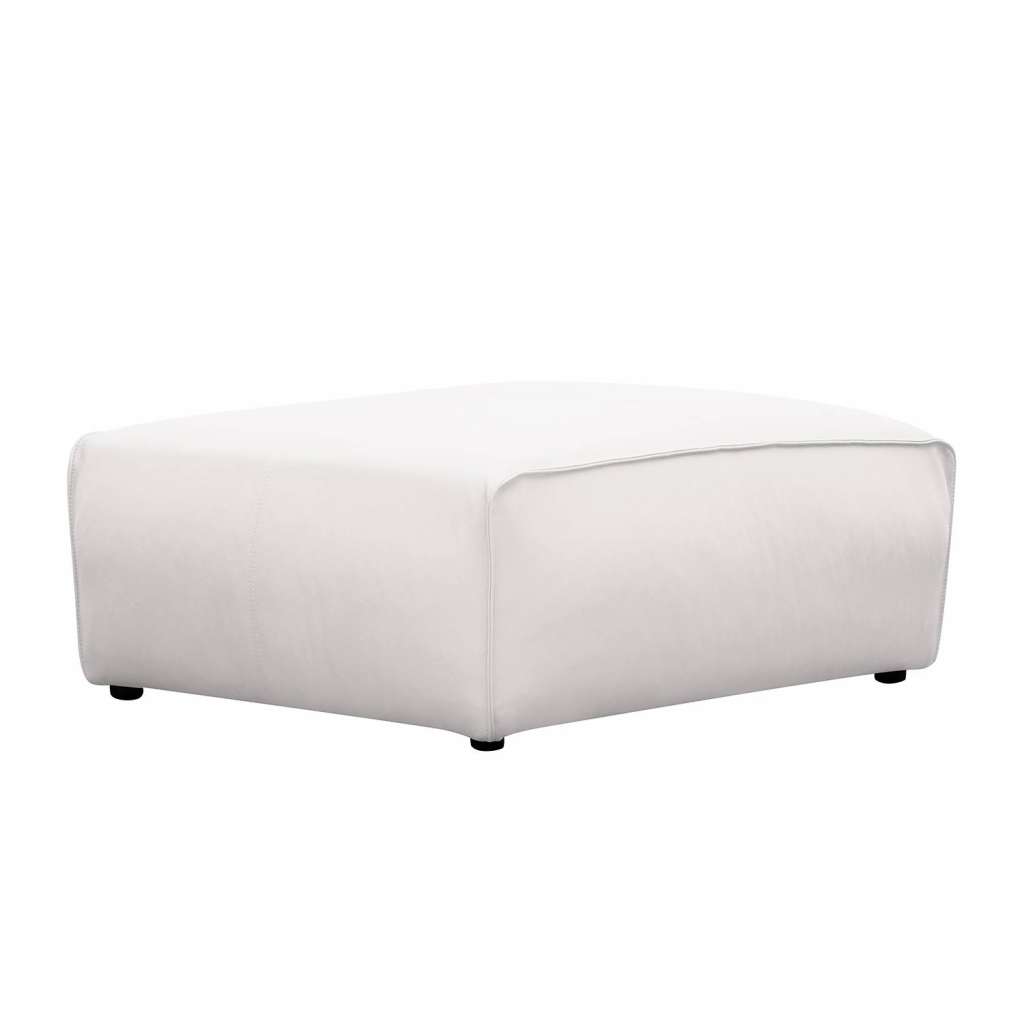 home24 Polsterhocker Hudson Echtleder