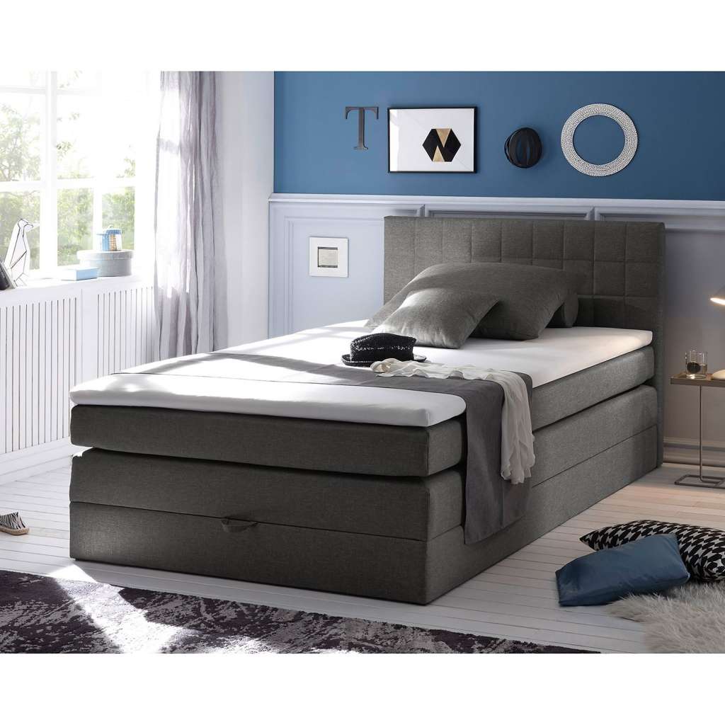 home24 Boxspringbett Harvi (inkl. Topper)
