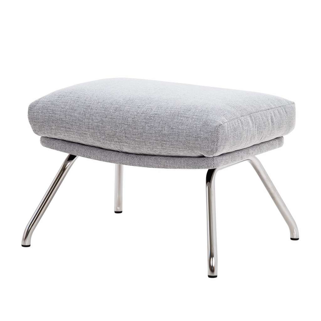home24 Polsterhocker Garbo I Webstoff