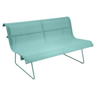 Fermob - ELLIPSE Bank 2-Sitzer - 46 Lagunenblau - outdoor