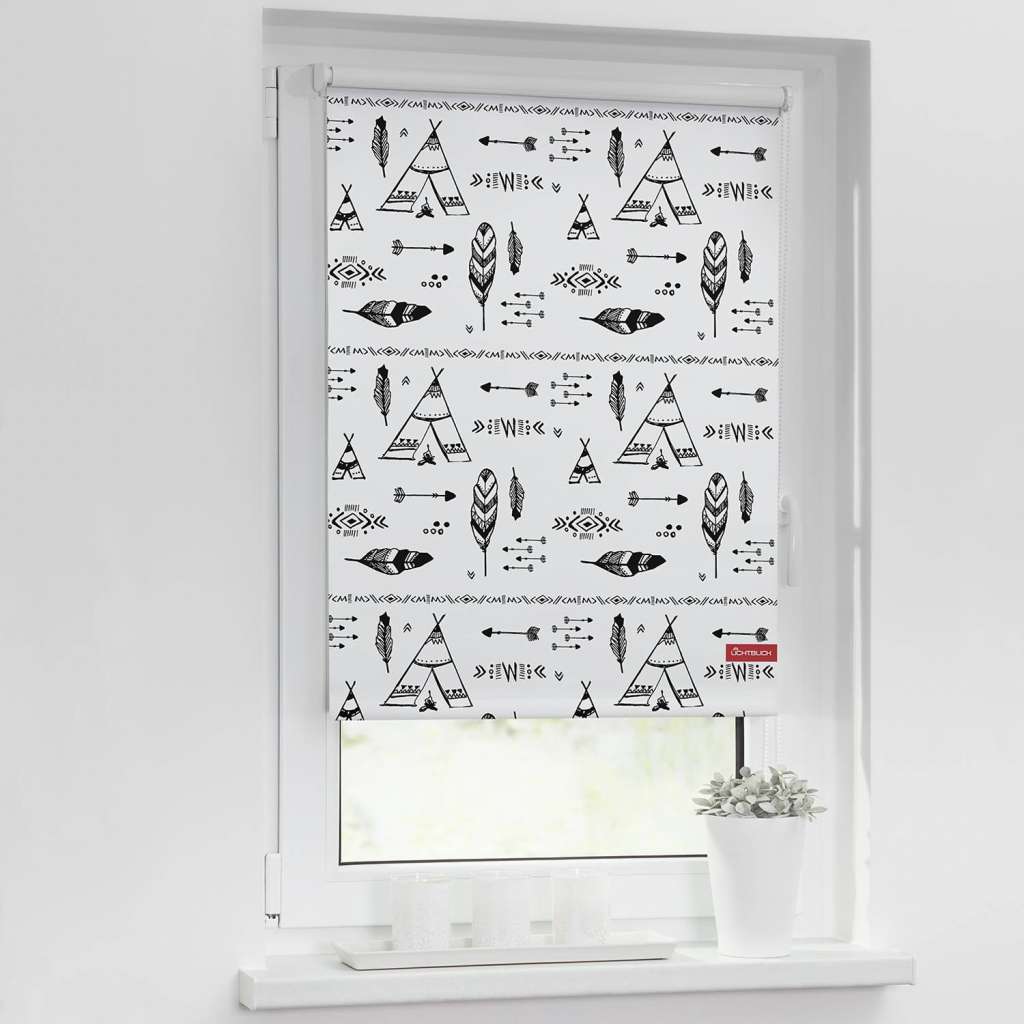 home24 Verdunkelungsrollo Tipi